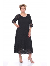 MADEIROVÉ OVERSIZE DLHÉ ŠATY  / čierne - biele -modré / ORIGINAL ITALY